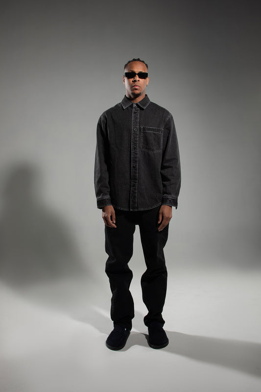 KAVALO Noir Washed Denim Set