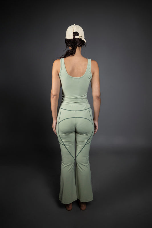 Mint Green Yoga Set – 3 - Piece Activewear