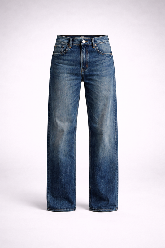 KAVALO Oversized Wash Denim Jeans