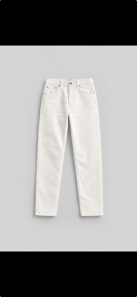 KAVALO Signature White Denim – Classic Cut