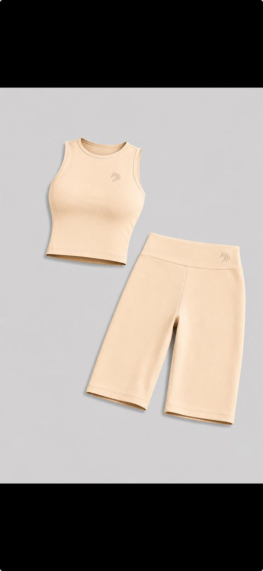 KAVALO Sculpt Fit Gym & Yoga Set – Beige
