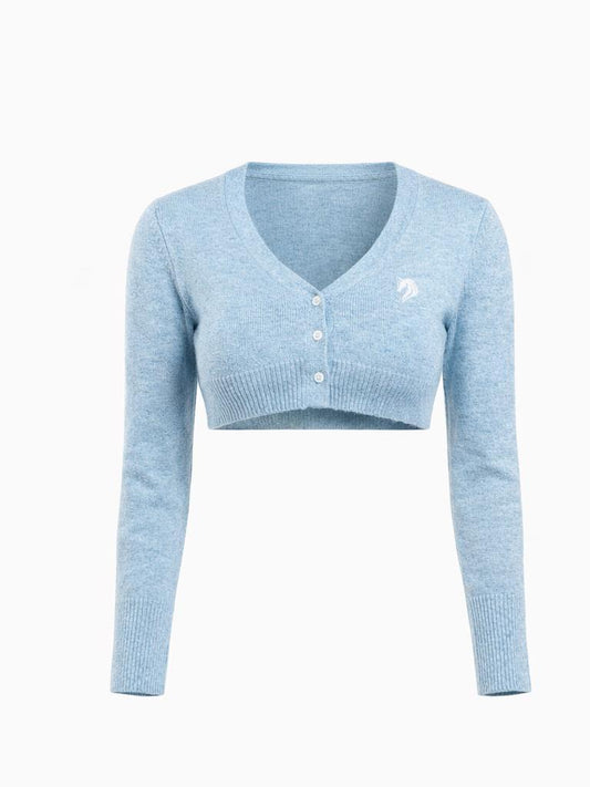 KAVALO Women’s Knitted Cardigan – Blue Edition
