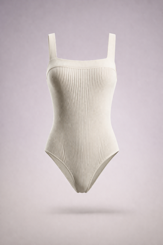 KAVALO Nude Knit Bodysuit