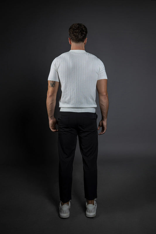 Polo Shirt & Tailored Trousers