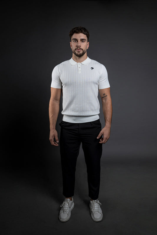 Polo Shirt & Tailored Trousers
