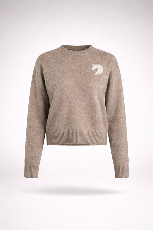 KAVALO Warm Beige Knitted Hoodie