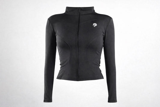 KAVALO Activewear Zip Jacket – Black