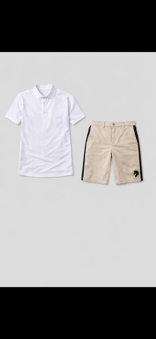 Elastic T-Shirt & Sport Shorts with Kavalo Logo